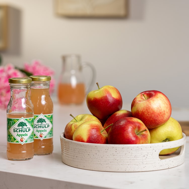 Fruitmand Appel en Sap hover
